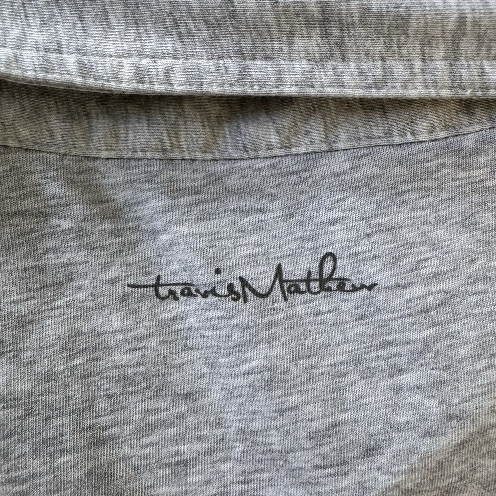 Travis Mathew 2XL Gray Cotton/Poly Blend Short Sleeve Men's Polo Shirt - Picture 4 of 7